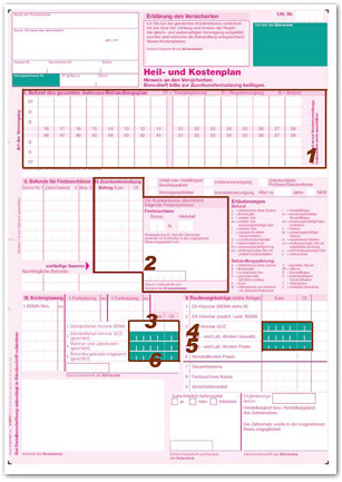 Heil und Kostenplan - Angebot anfordern von fair dent / Zahnersatz